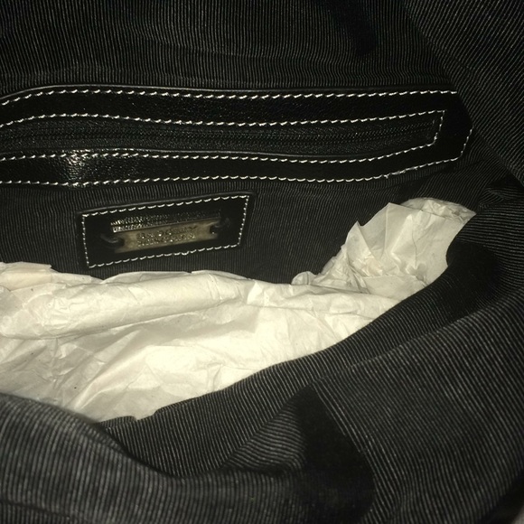 Authentic BADGLEY MISCHKA BLACK LEATHER PURSE - Picture 3 of 6